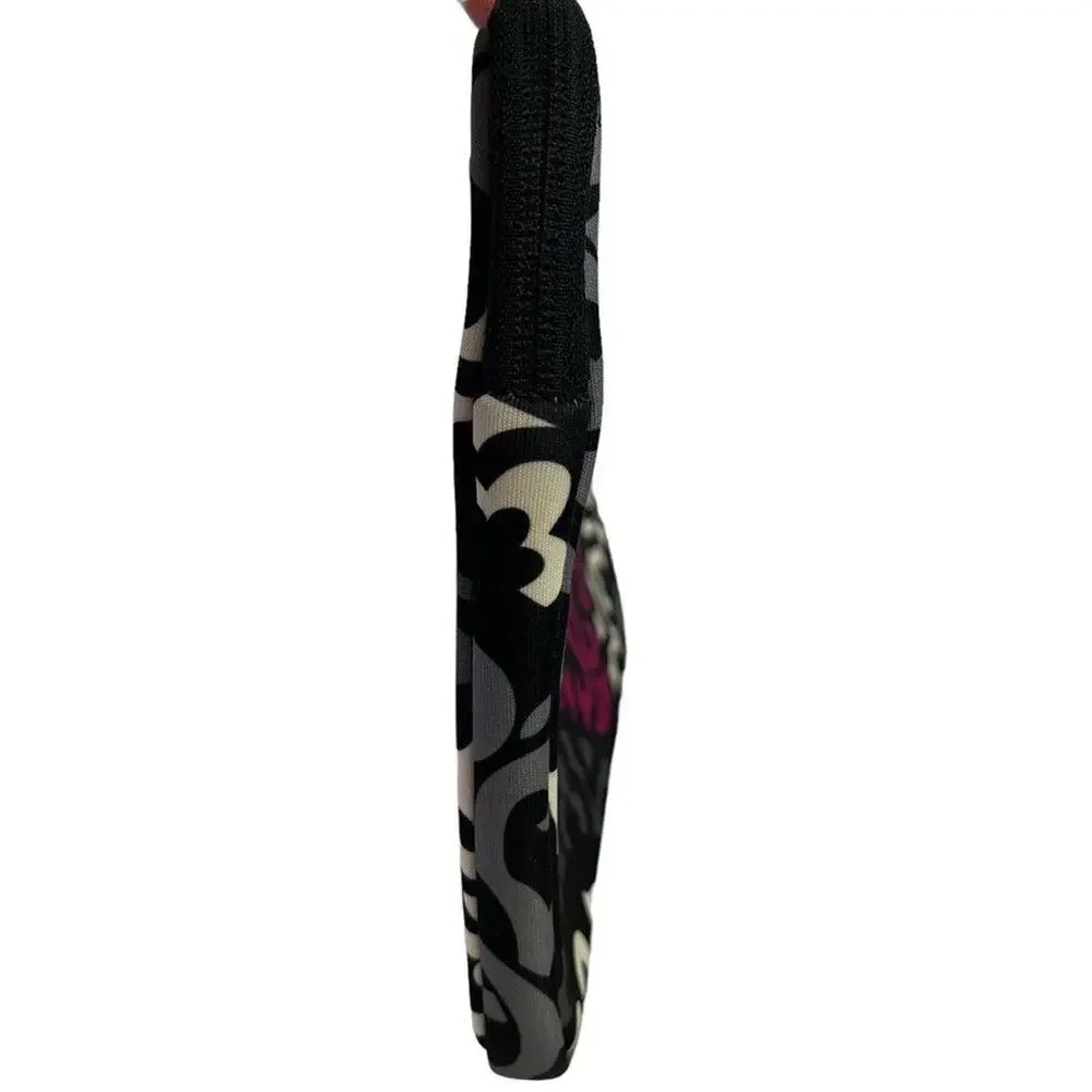 Vera Bradley Canterberry Magenta Black Neoprene Tablet Cover Case Padded 8 x 10